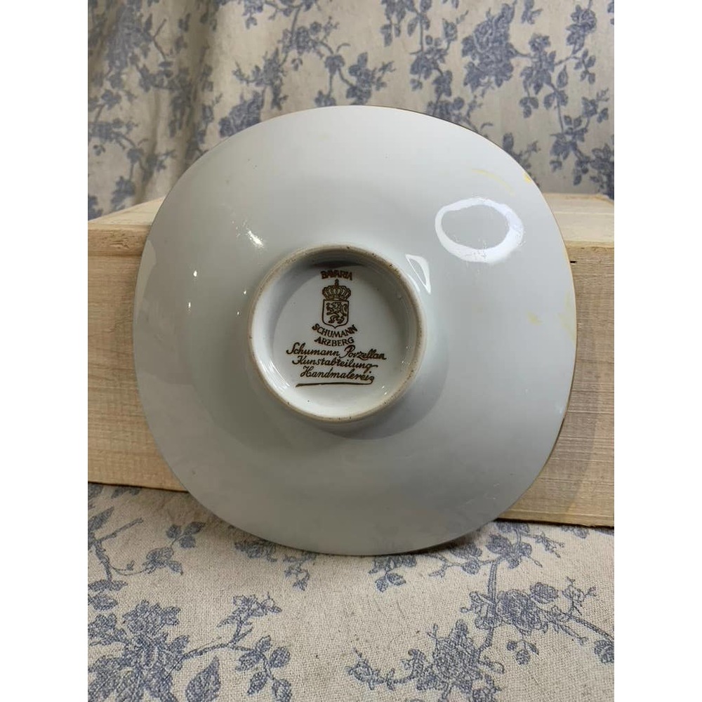 Vintage Porcelain Bavarian Schumann Arzberg Cranes Bowl - Picture 8 of 10